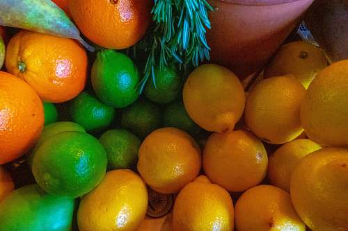food assorted-color fruit lot citrus fruit