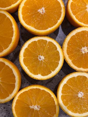 food close photo of slice orange fruit plant