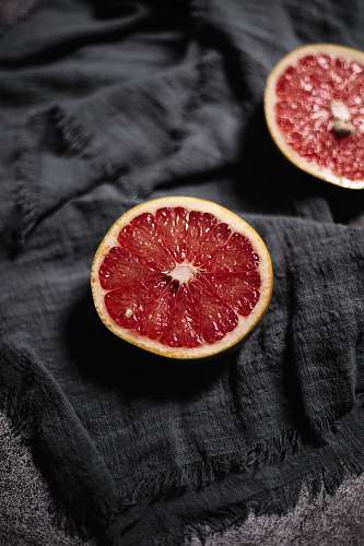 produce sliced fruit citrus fruit