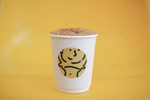 drink white disposable cup beverage