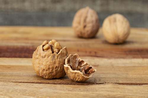 vegetable brown walnut nut