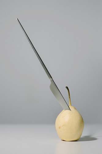 food gray knife pear