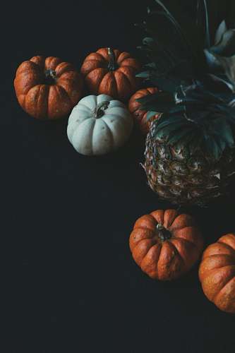 food Pumpkin and Pineapple fruits pumpkin