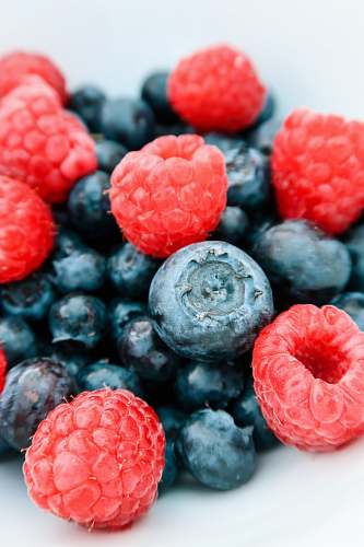 fruit variety of berries blueberry