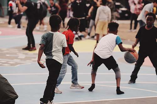 shoe children playing street basketball footwear