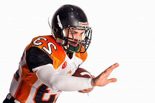 clothing football player helmet