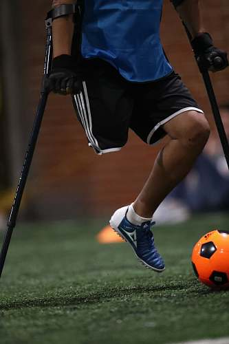 shoe man playing soccer footwear