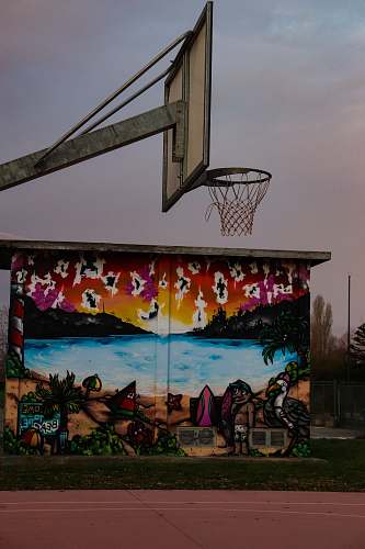 mural mural painting on building wall painting