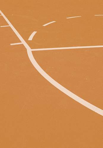 montreal orange and white basketball court lines canada