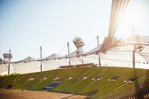 arena green field stadium