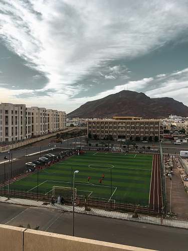 field green field stadium