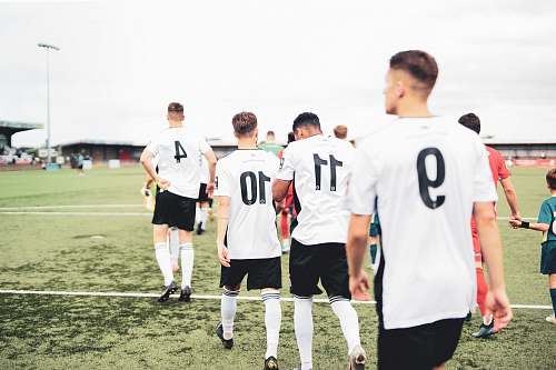 human soccer player during daytime person