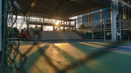 malang empty covered court sport