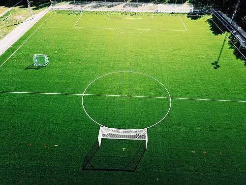furniture landscape photography of soccer field chair