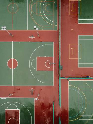 basketball aerial photography of basketball court team sport
