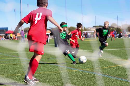 person boy's playing soccer sports