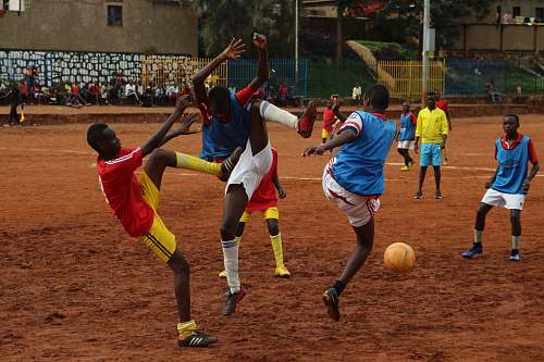 person football game on focus photography sport