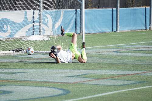 person goalkeeper on field people