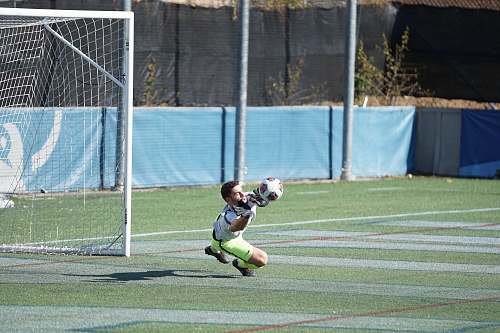 football man playing soccer sports