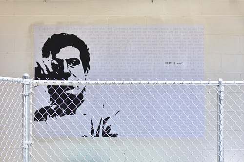 person man's mural painting on white wall people