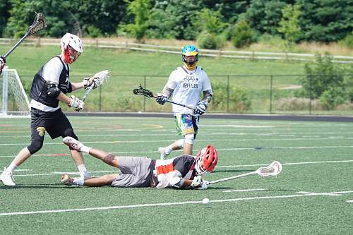 person men playing lacrosse apparel
