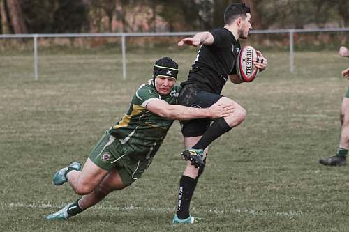 apparel men playing rugby game person