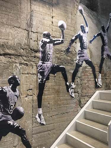 people painting of Michael Jordan person