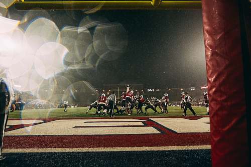 person players on field field