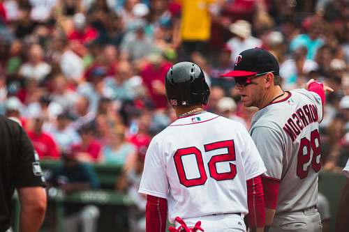 person two baseball players people