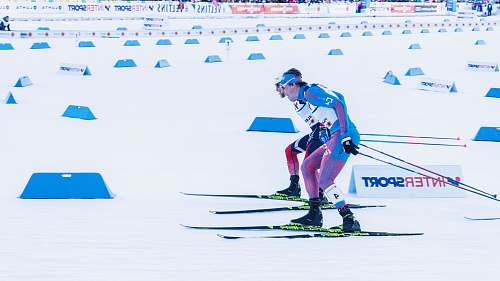 person two person snow skiing sport