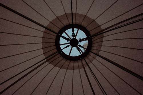 wheel brown parasol architecture
