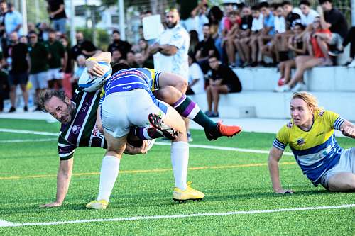 human man playing American football photography person