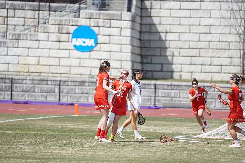human five female players outdoor people