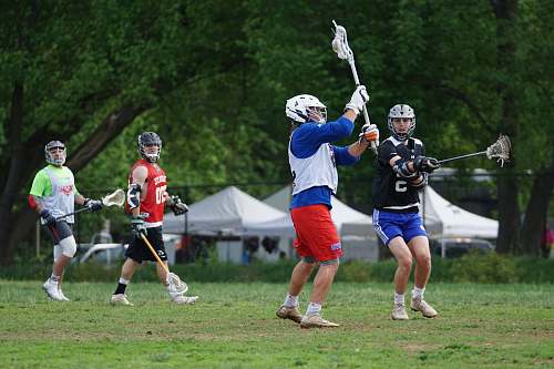 human men playing lacrosse apparel