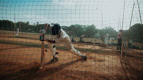 human photography of baseball game people