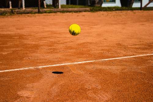 ball tennis ball bouncing on ground austria