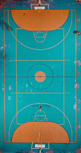 sports basketball court during daytime team