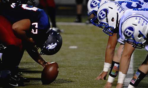 football NFL player setting game sports