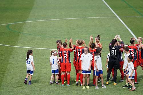 soccer soccer players on field football