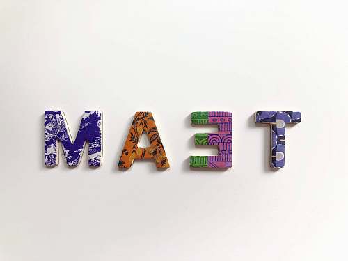 alphabet team freestanding letters symbol