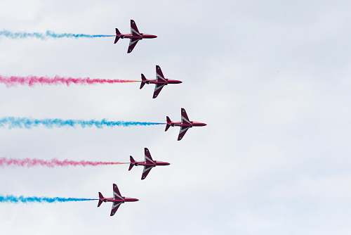 aircraft black cars flying during daytime airplane