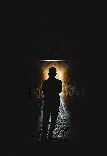 person silhouette of person standing flare