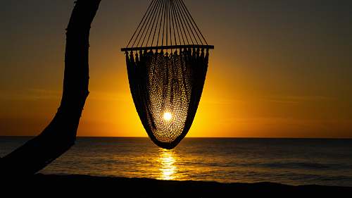 lamp black hammock lighting