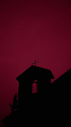 cross cross during nighttime symbol
