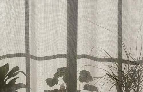shadow gray and white floral curtain curtain