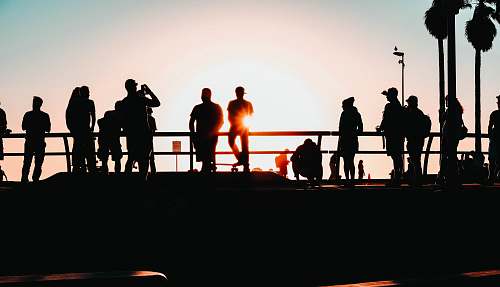 human group of people in the dock person