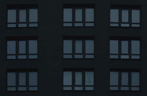 window rectangular black frame illustration grey