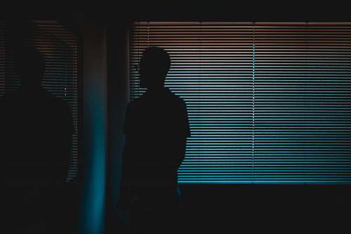 grey silhouette of man near window jordan national gallery of fine arts