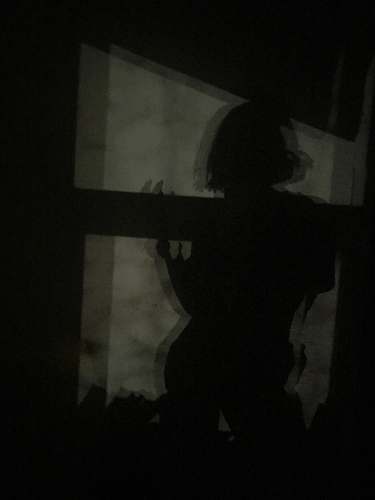 grey silhouette of woman photography human