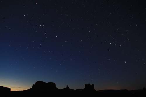 night silhouette photo of mountain during nighttime grey